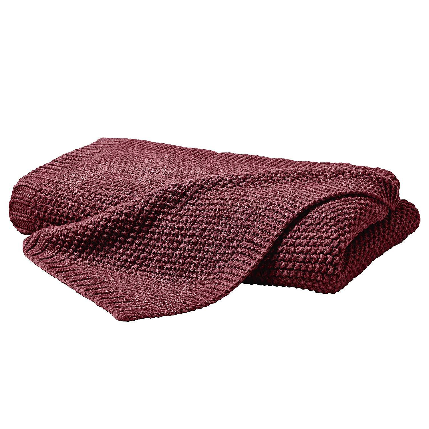 Viby Strickdecke Polyester Bordeaux 0