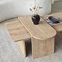 Paris Coffee Table Oak Look Brown 9