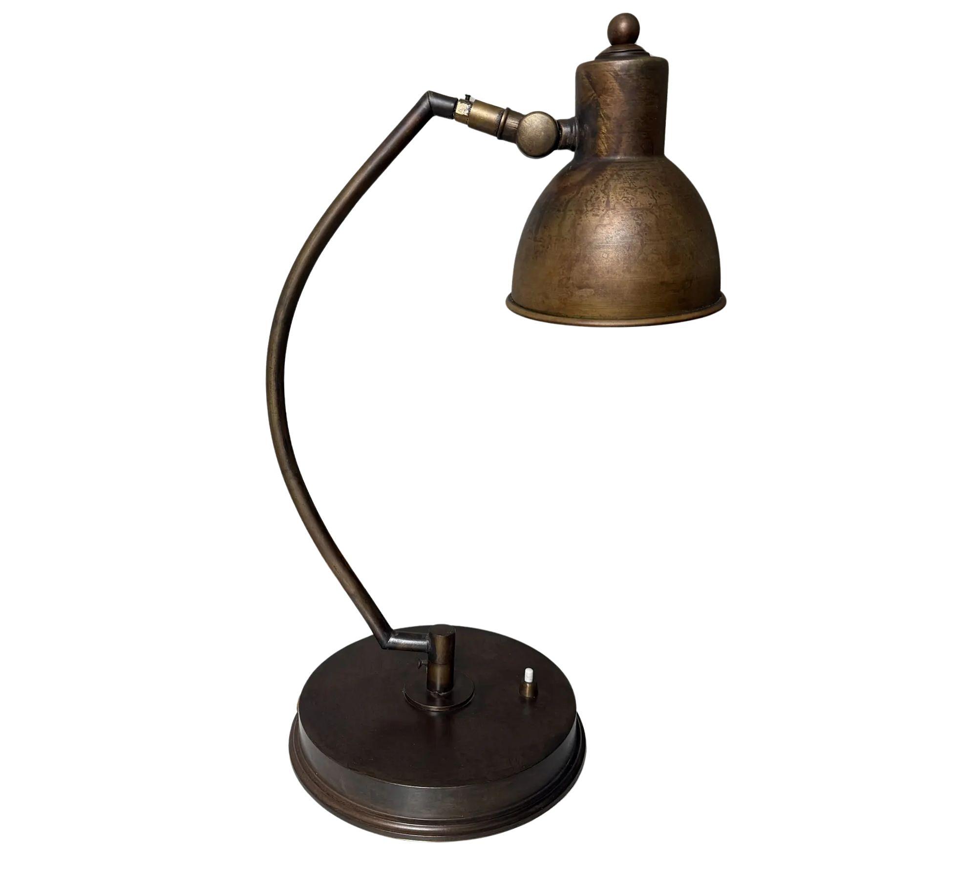 Table lamp Brass Brown 0