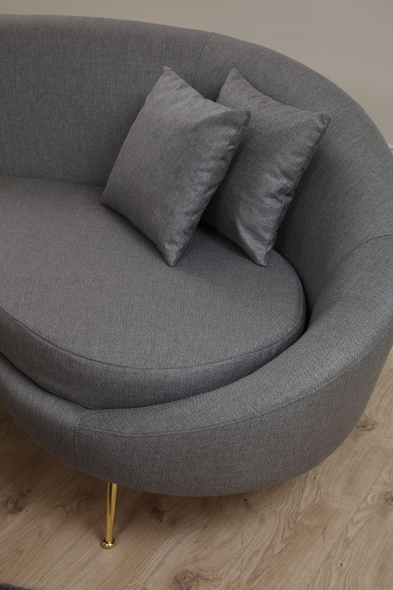 Eses 3-Sitzer Sofa Dunkelgrau 2