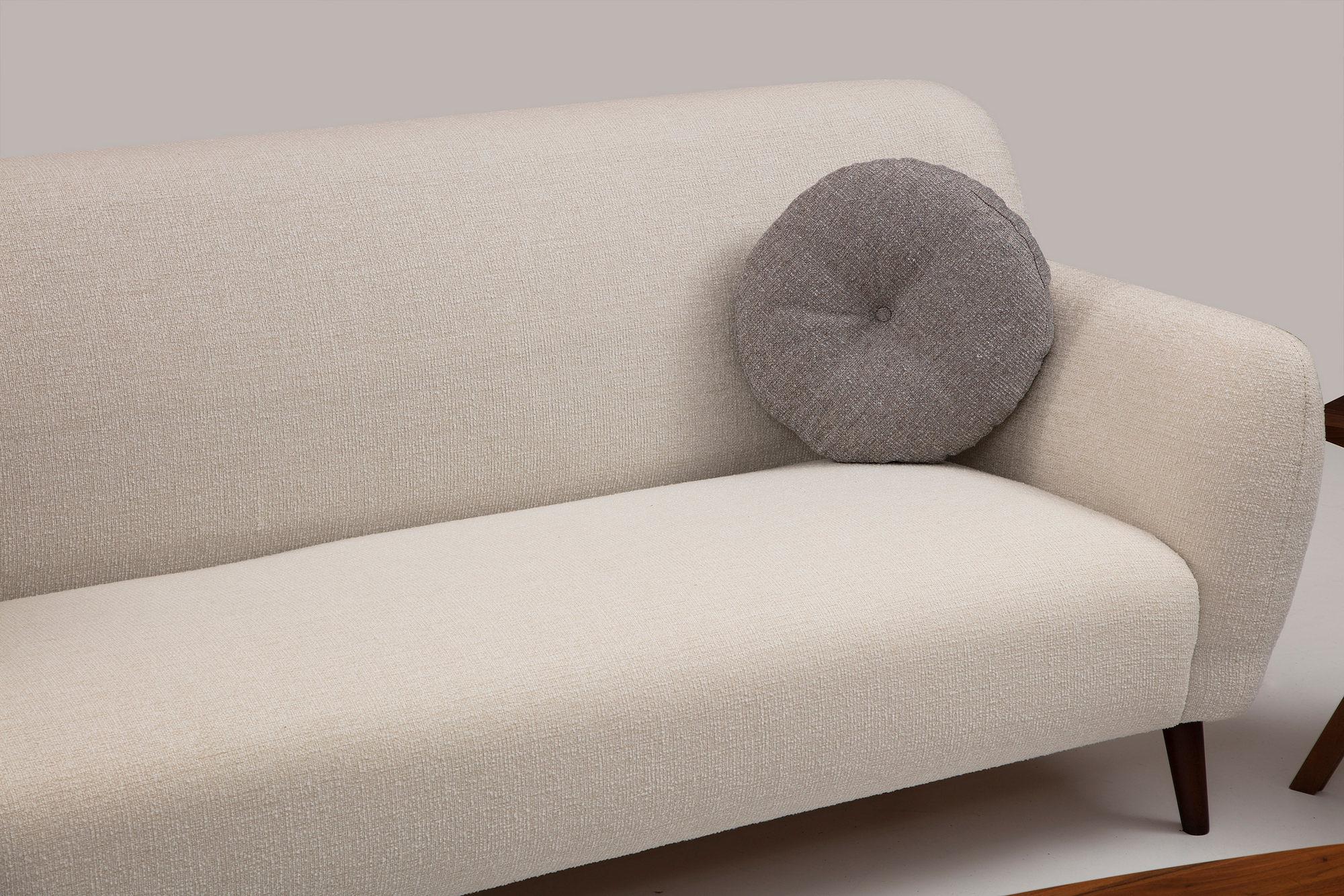 Enna 3-Sitzer Sofa Beige 2