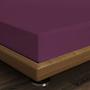 Fitted sheet cotton Purple 100cm x 200cm 2