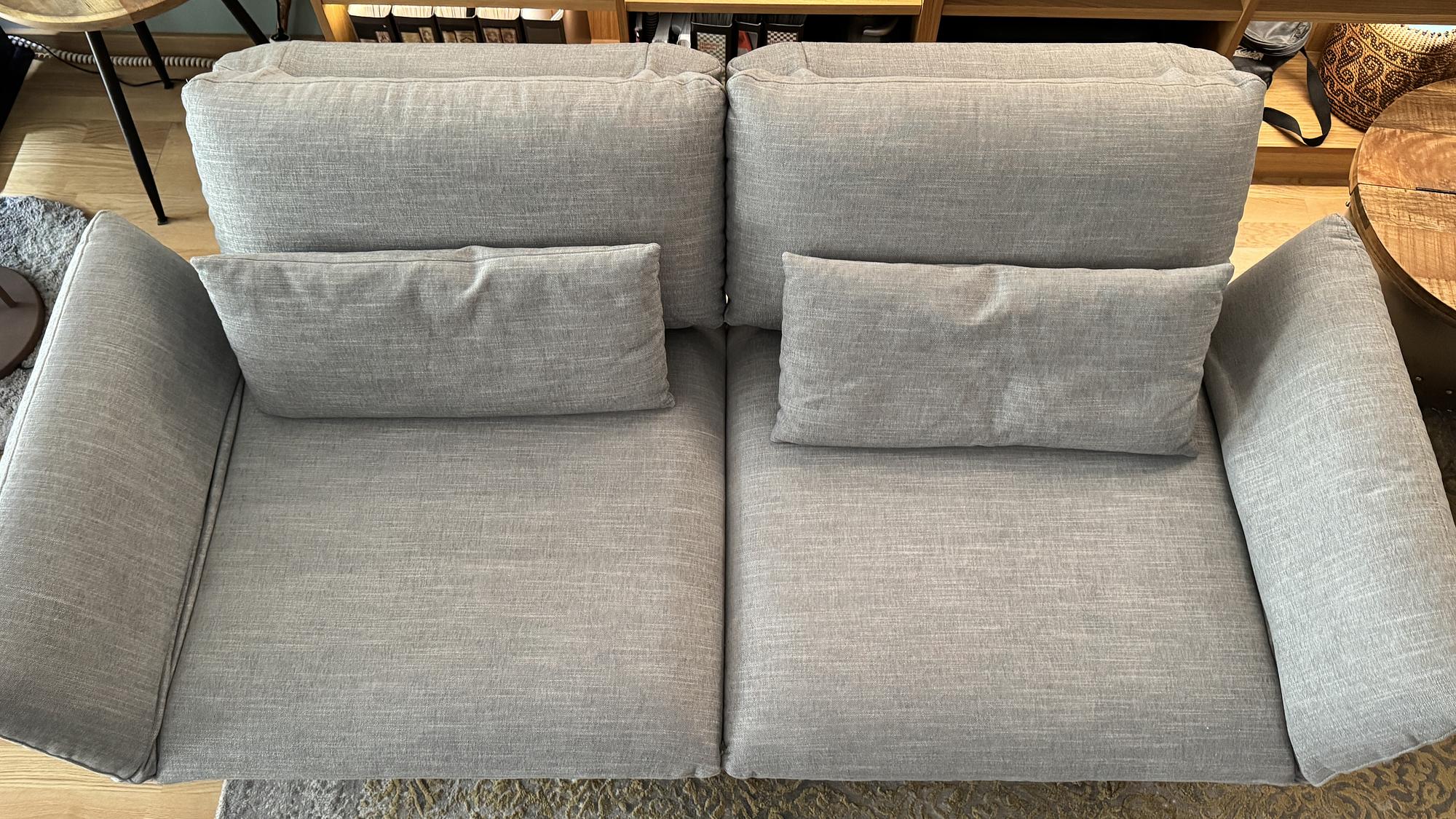 Messina Sofa 2-Sitzer Grau 6