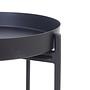 Runder Beistelltisch Metall ø35cm 2