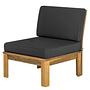 Lounge Chair Lexi Solid Acacia Anthracite 1