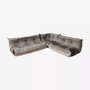 Togo Lounge Set 3-pc. Velvet Warm Grey 0