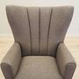 Armlehnsessel Textil Braun 10