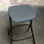 Axyl Bar stool Fabric Plastic Black 2
