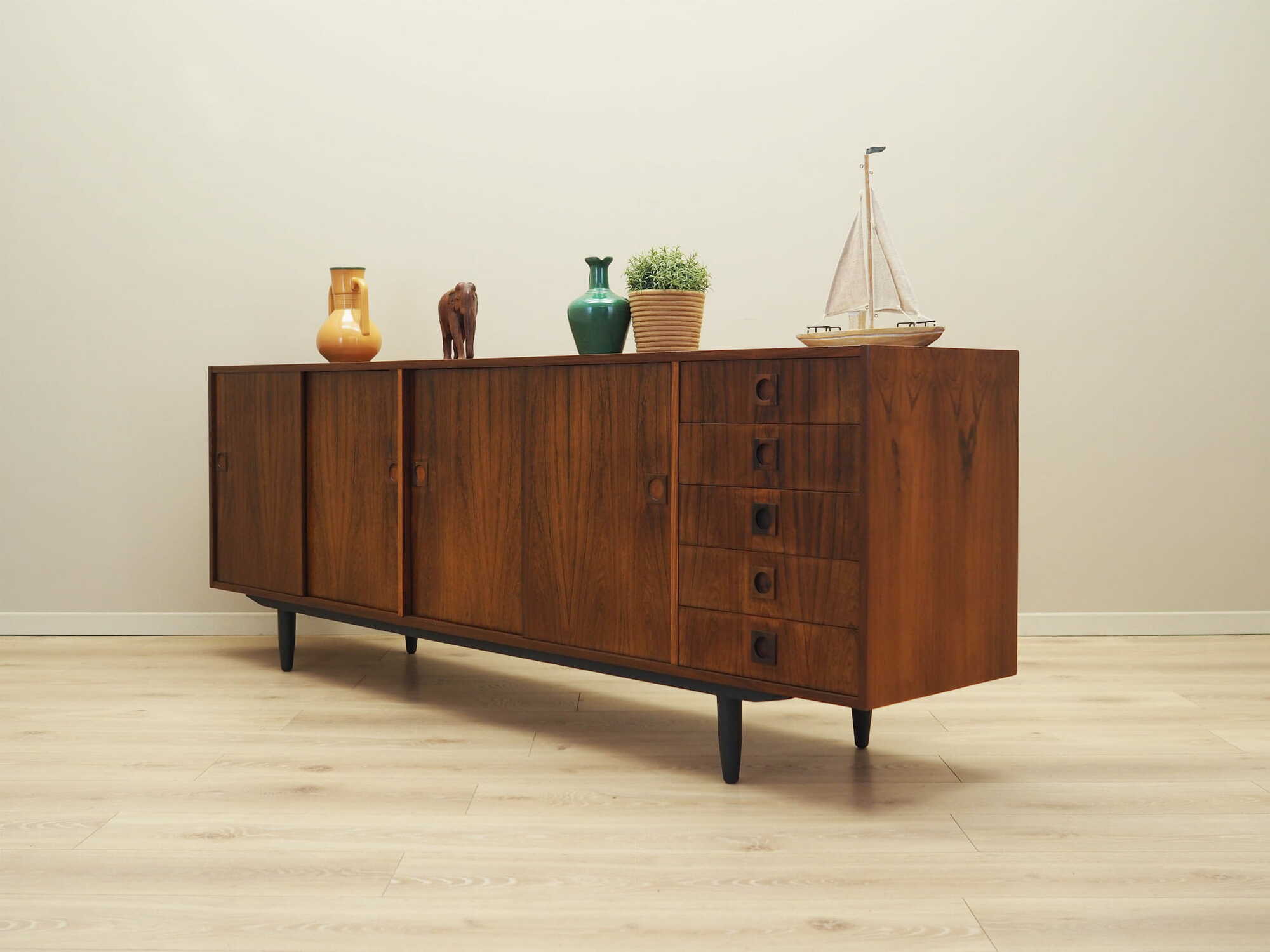 Vintage Sideboard Palisanderholz Braun 1960er Jahre 3