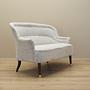 2-Sitzer Sofa Mischgewebe Weiß 1960er Jahre 9