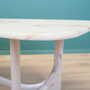 Vintage coffee table stone white 1970s 4
