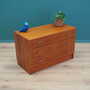Vintage chest of drawers teak brown 1990s 5
