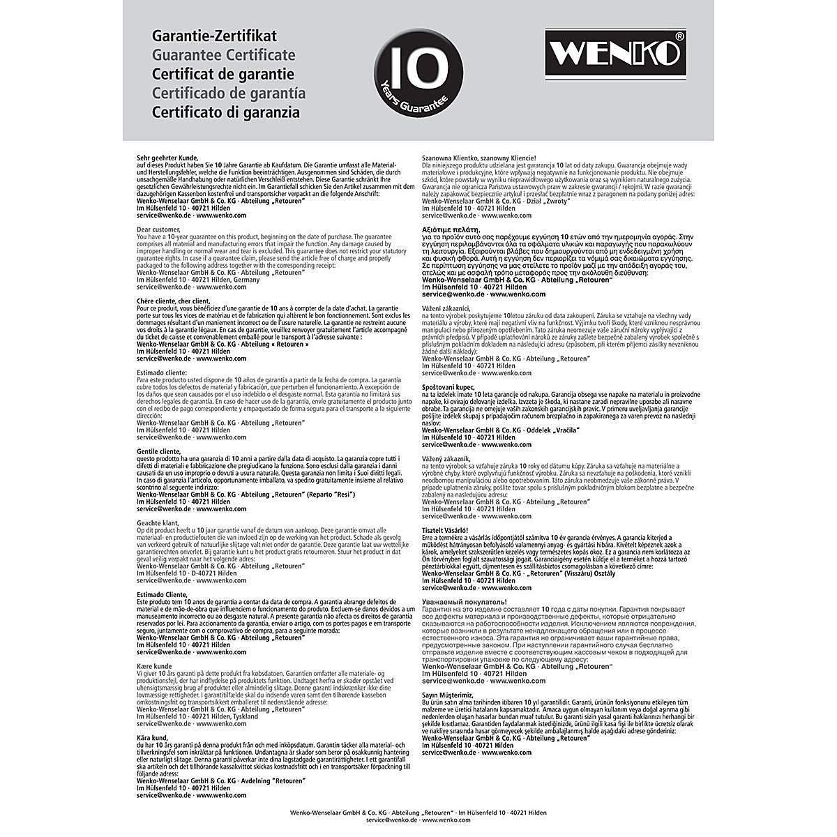WC-Garnitur Genova Edelstahl Glas Silber 3