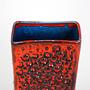 Vase Fat Lava 1960s Red 4