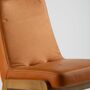 200-125 VAR Stuhl Holz Leder Cognac 1