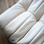 Togo Sofa 2-Sitzer Kunstleder Hellbeige 3