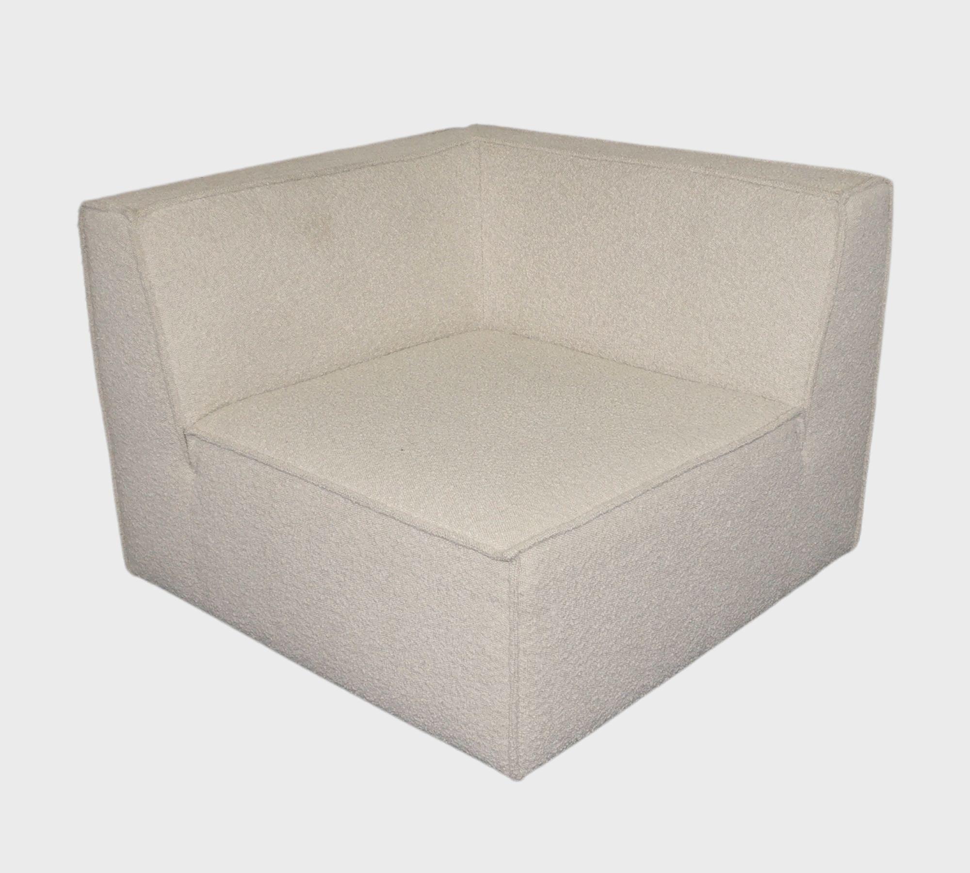 Dane 1-Sitzer Eckmodul Links Maya Cream 5
