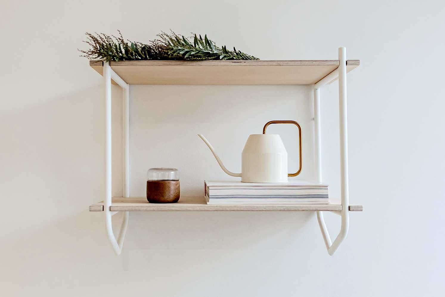 Wall shelf frame Nature White 0