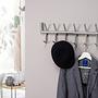 Wandgarderobe Starkow Stahl Silber 3