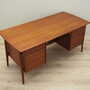 Vintage Schreibtisch Teakholz Braun 1960er Jahre 6