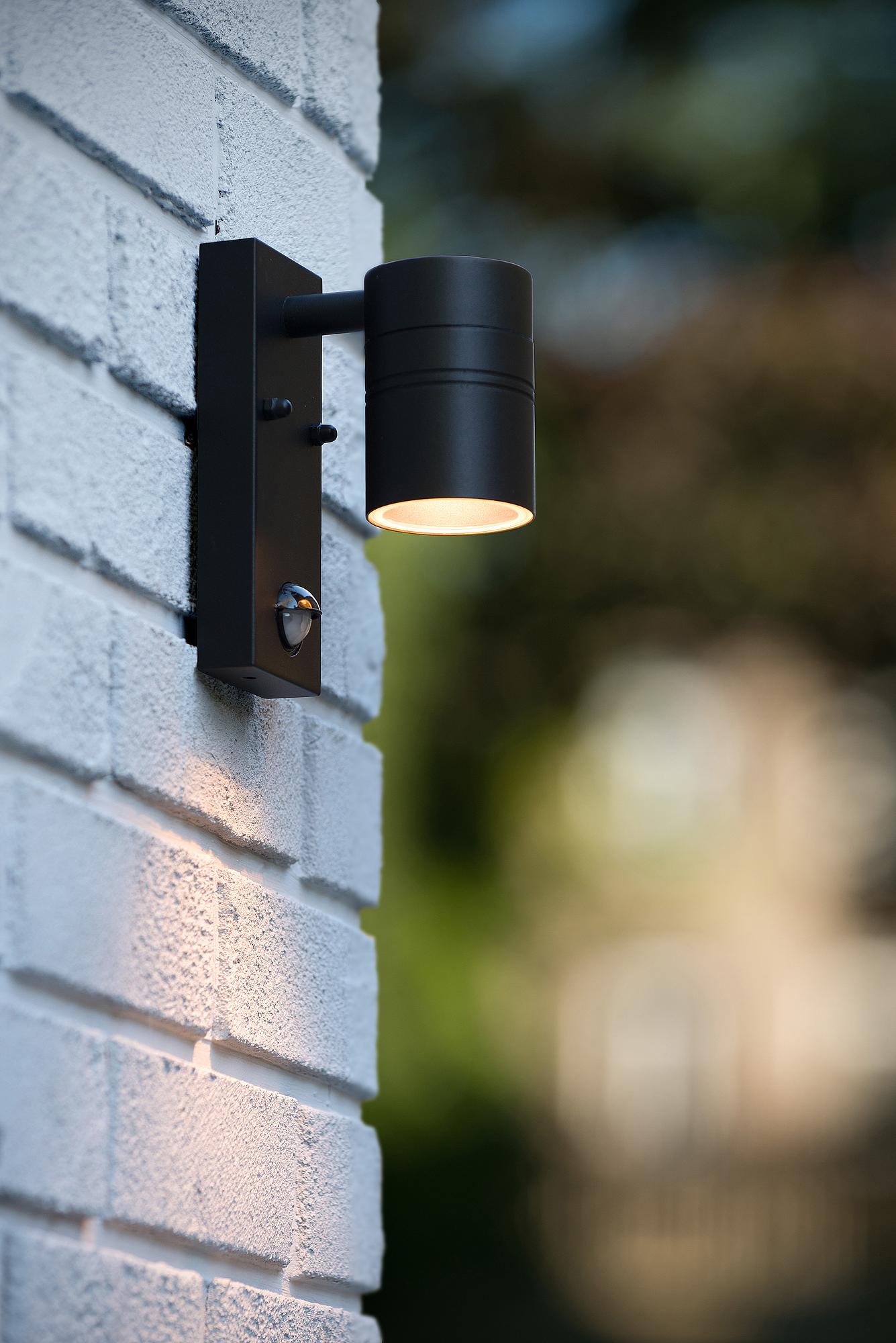 LED Outdoor Wall Light Arne Type A Steel Black 3