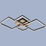 LED ceiling light in frame shape wood look II 0