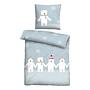 Bed linen Cotton Blue 135x200cm Pillowcase 80x80cm 1