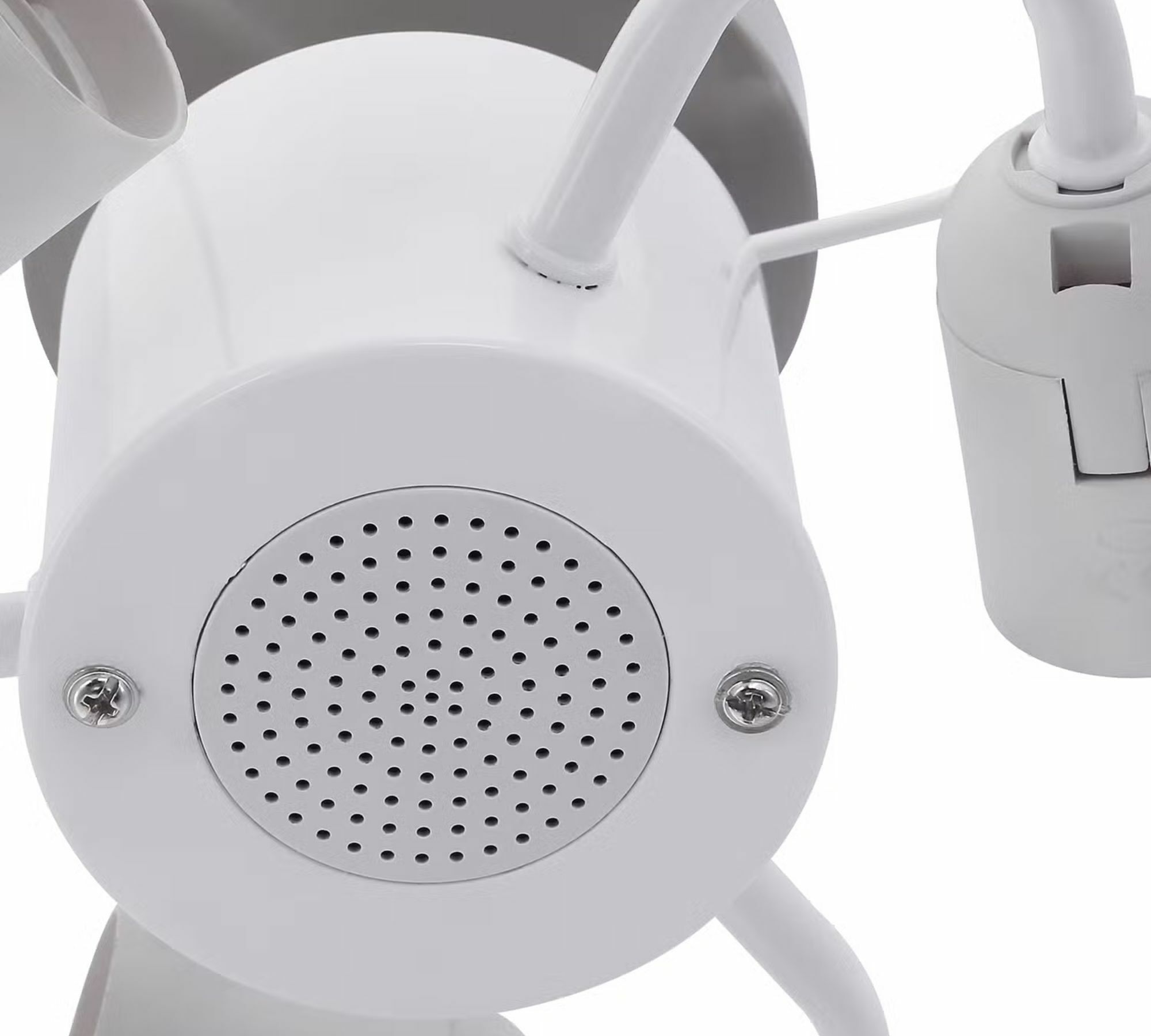 Ceiling lamp 3-light iron white 3