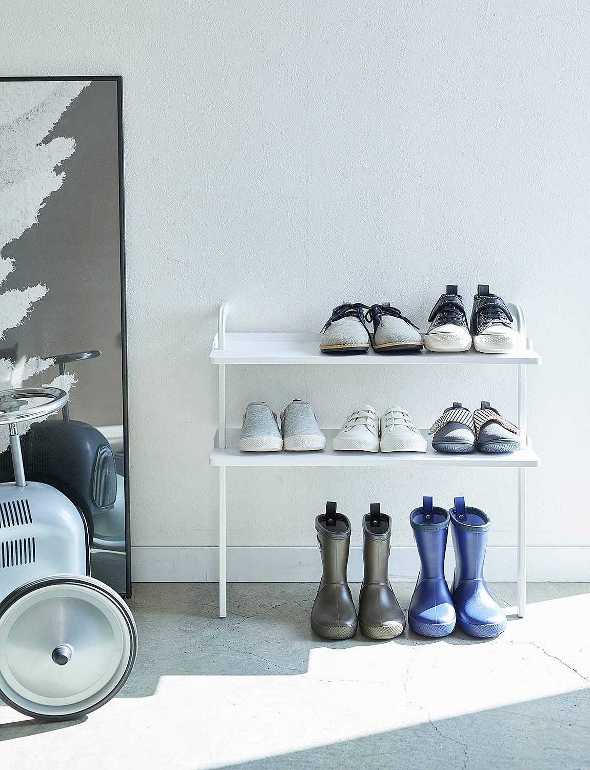 Schuhregal Frame Kids Stahl Weiß 2