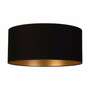 Ceiling light 1-bulb Textile Metal Black 0