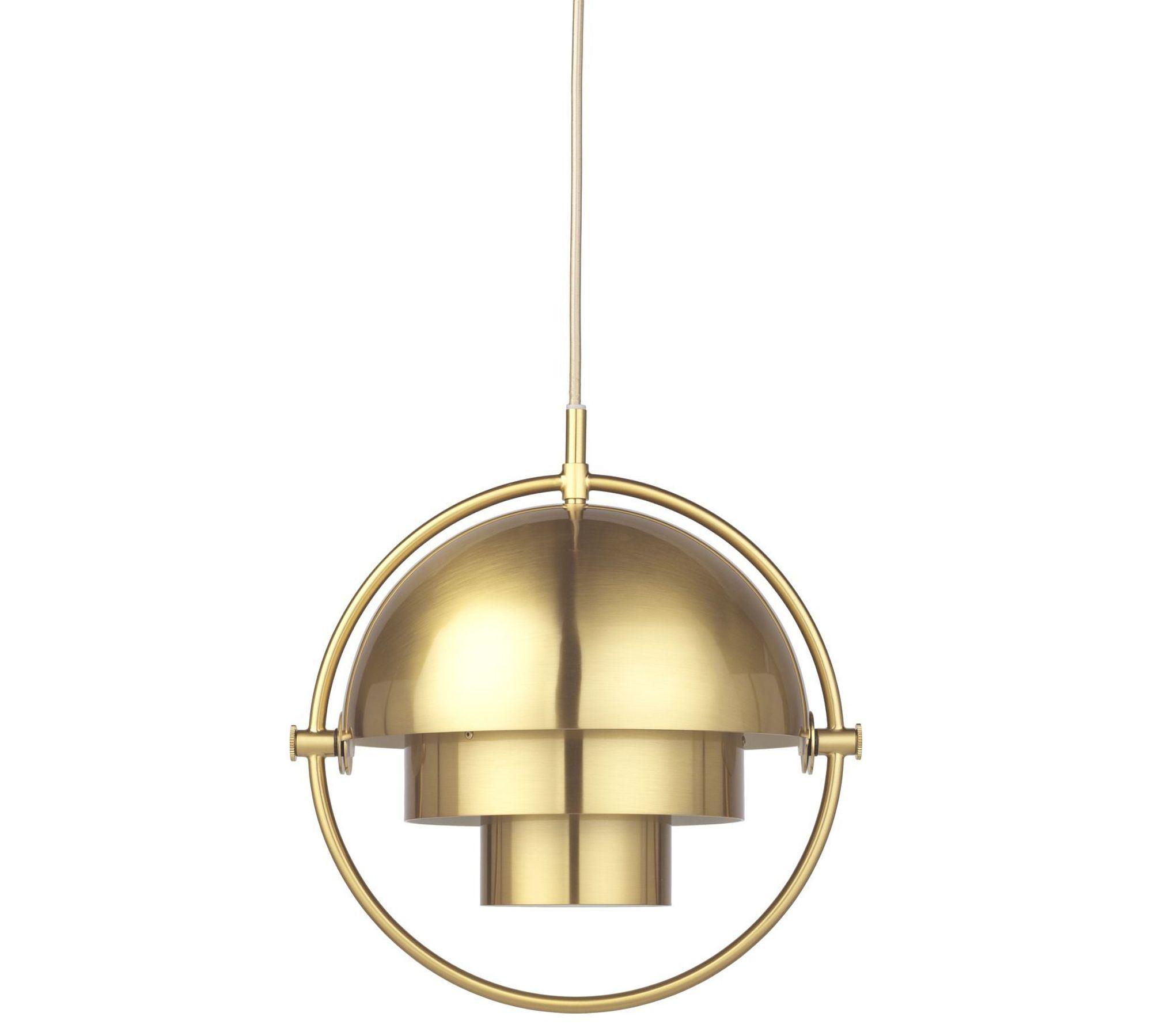 Multi-Lite Pendant Lamp Small Gold 3