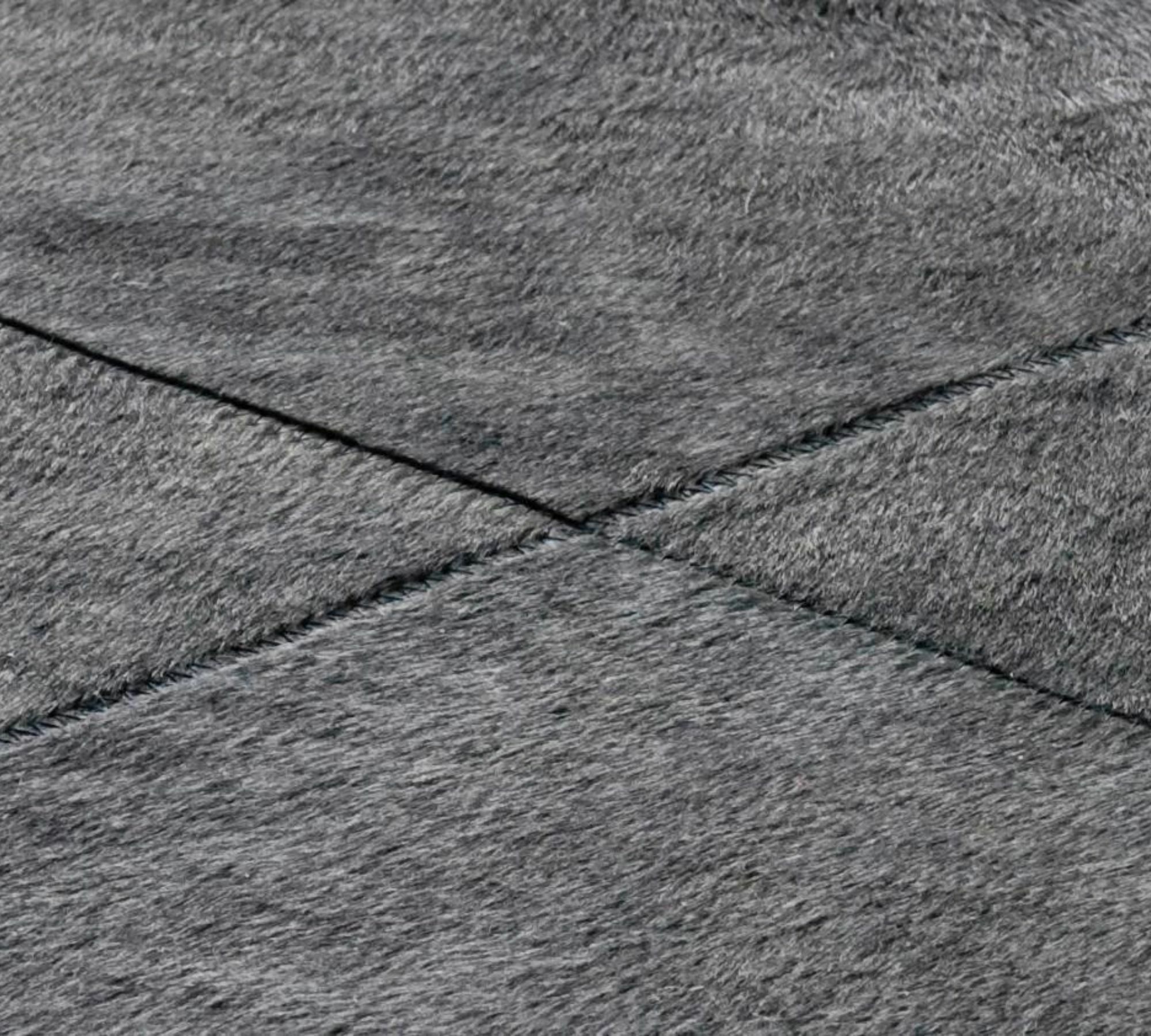 Rare Soul Rug Leather Grey 150 x 210 cm 1