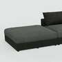Flayr Sofa Récamiere Rechts Webstoff Grautöne 2