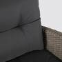 Outdoor Loungesessel Polyrattan Beige 2