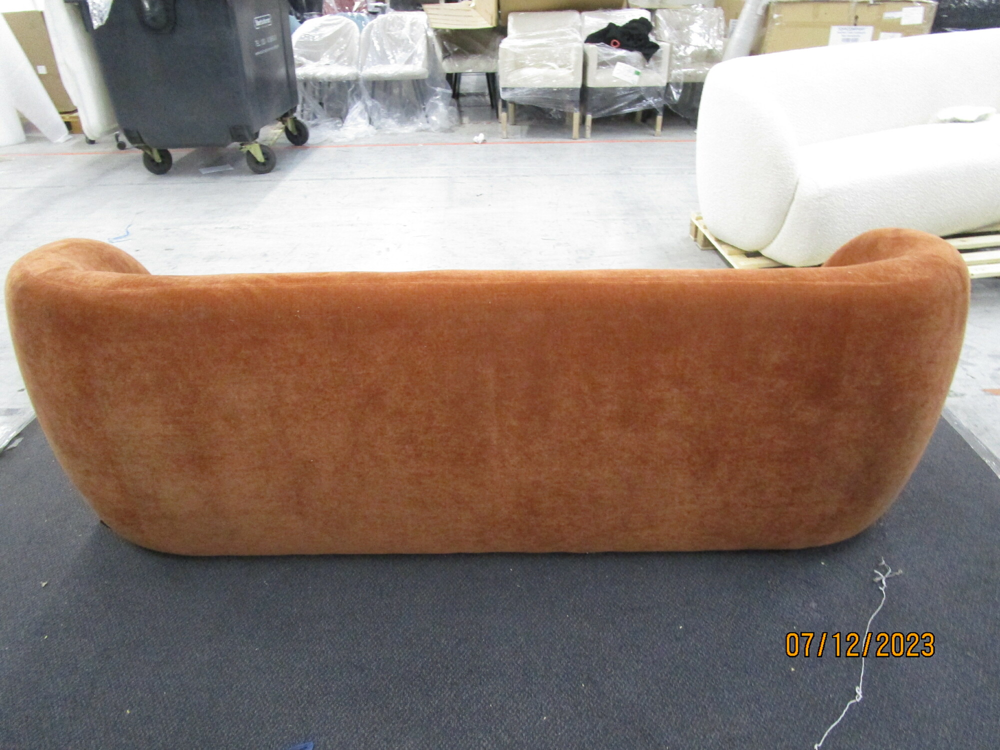 Design-Award-Winning Paula Sofa 3-Sitzer Moss Rust 8