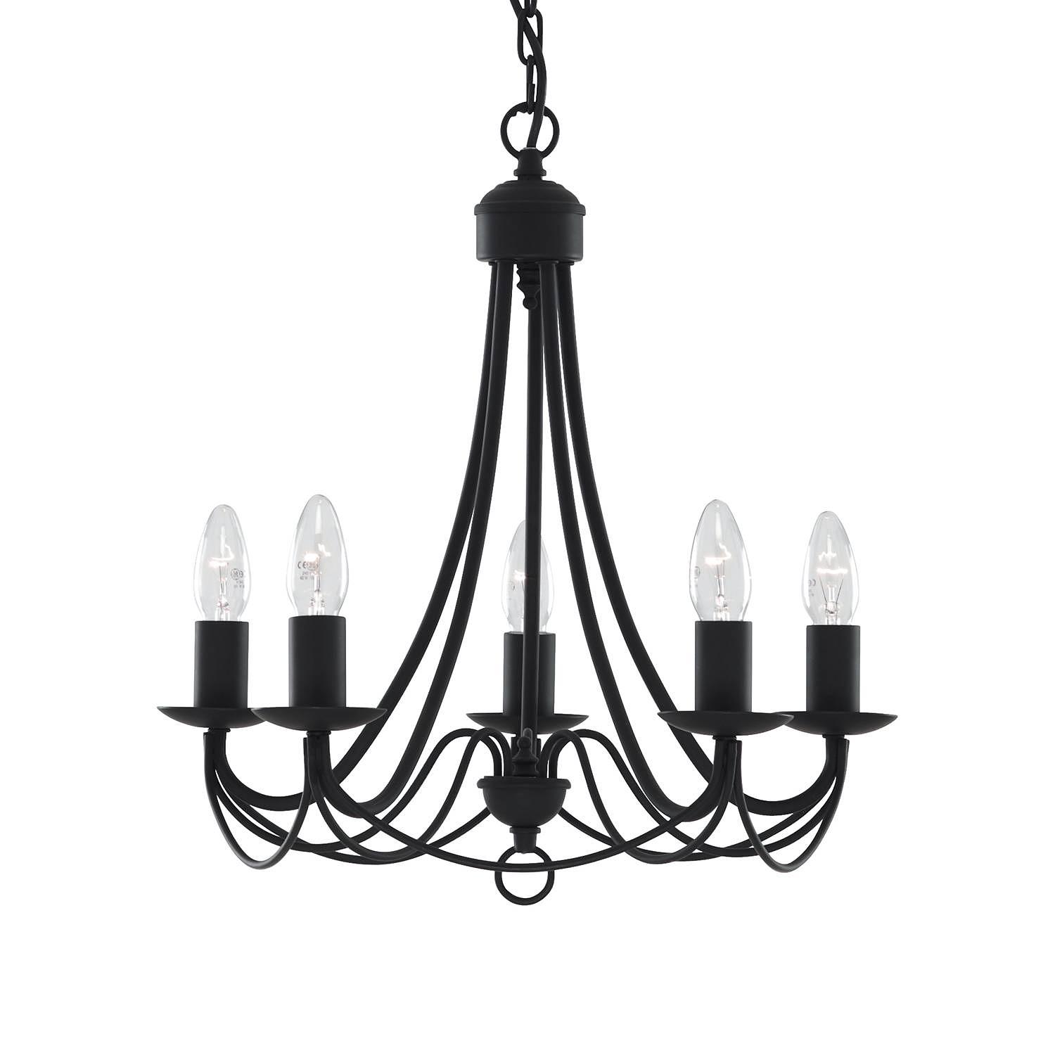 Kronleuchter Maypole II Schwarz 1