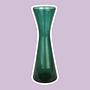 Vintage Vase Glas Grün 1960er Jahre 1