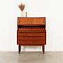 Secretary Teak wood 1970s 2
