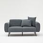 Side Sofa 2-Sitzer Anthrazit 1