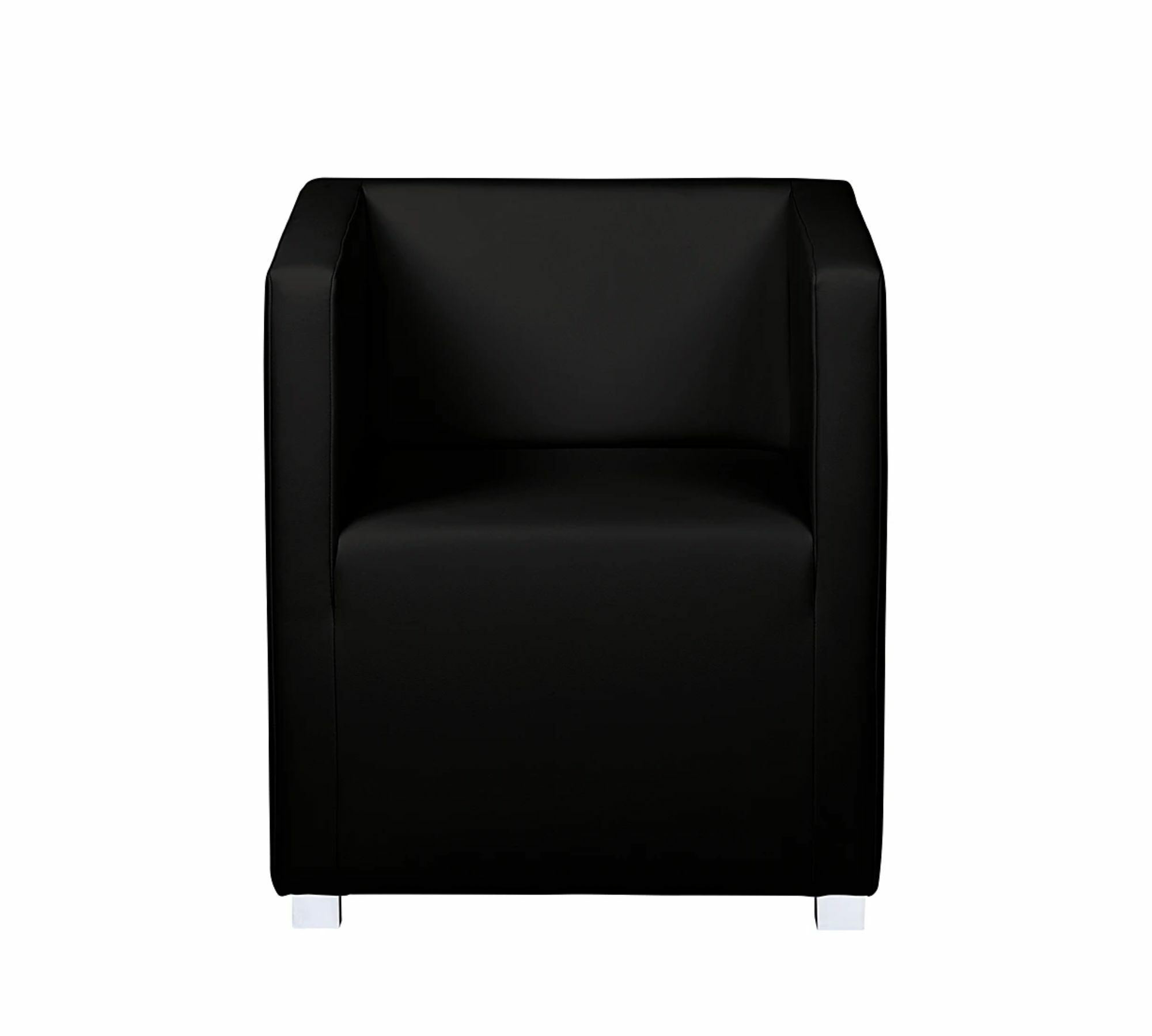 Sessel Kunstleder Schwarz 3