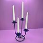 Vintage Postmodern Candlestick Metal 1990s 4