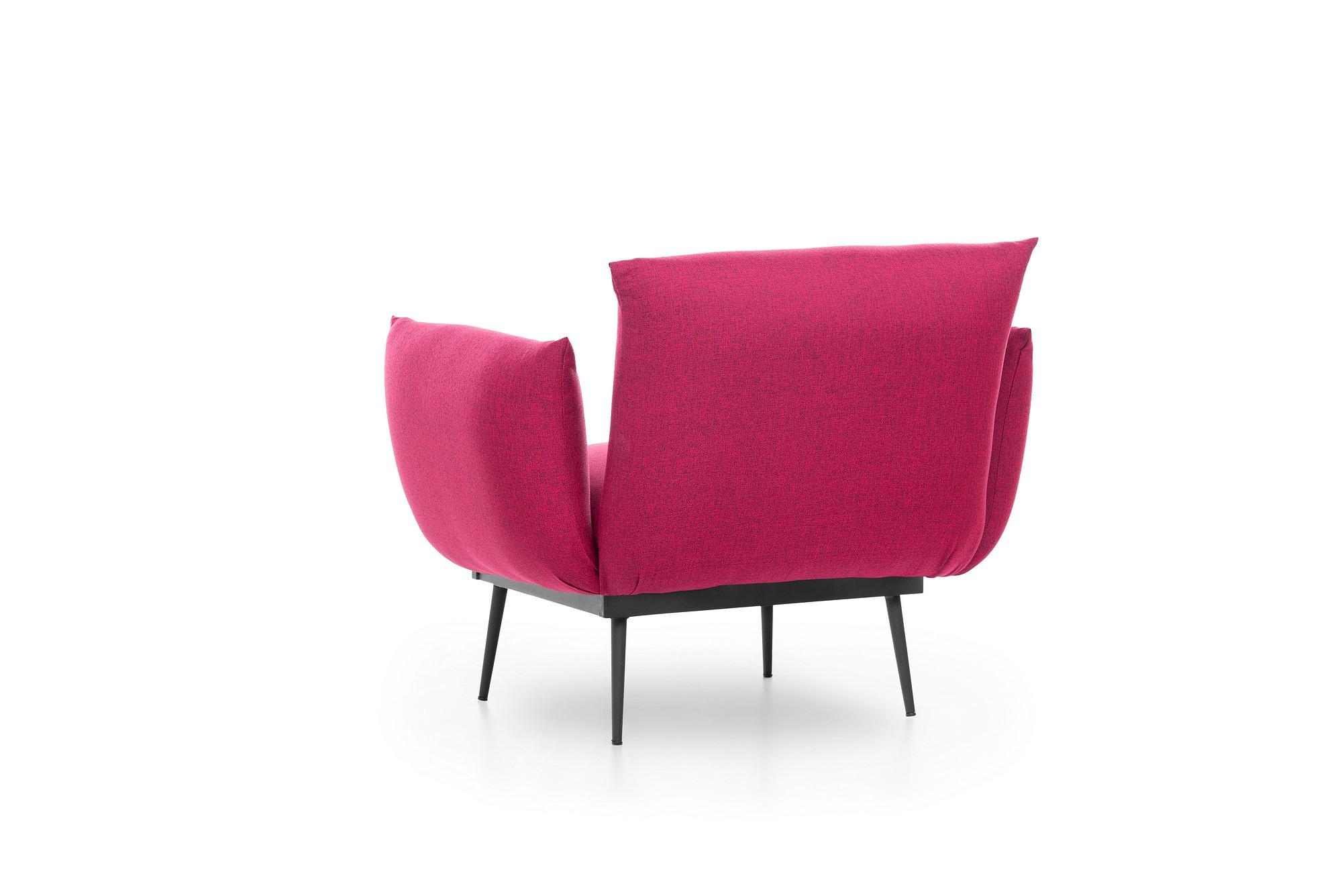 Natura Chair Black Dark Red 5