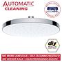 Rain shower head Cleaning I Plastic Chrome Silver 1