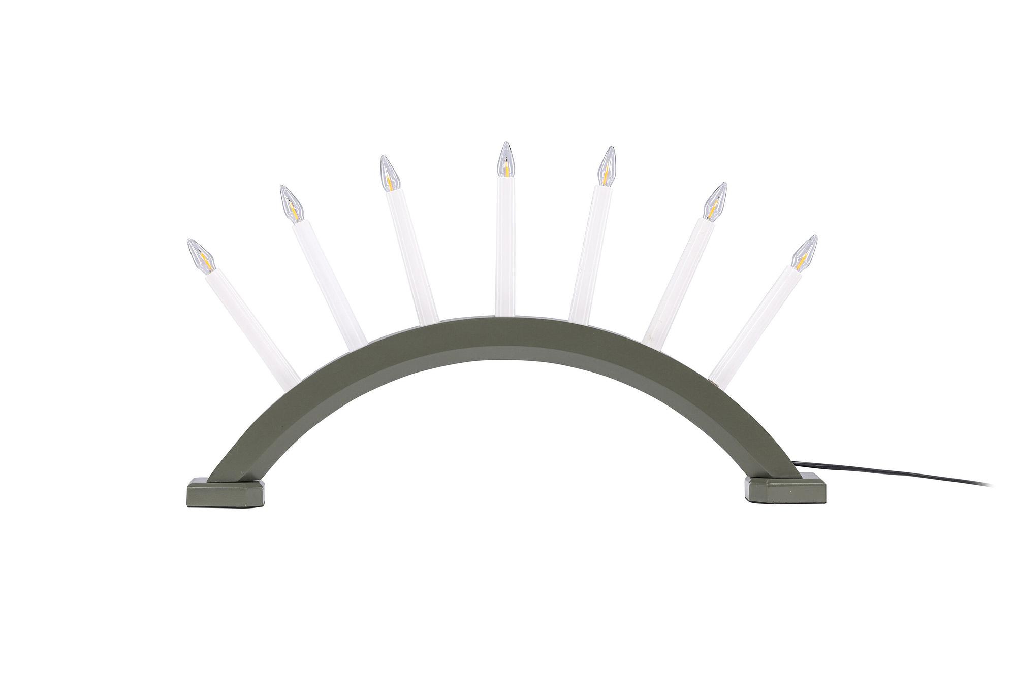 Kebnekaise Tischlampe Kiefernholz Grün Weiß 6