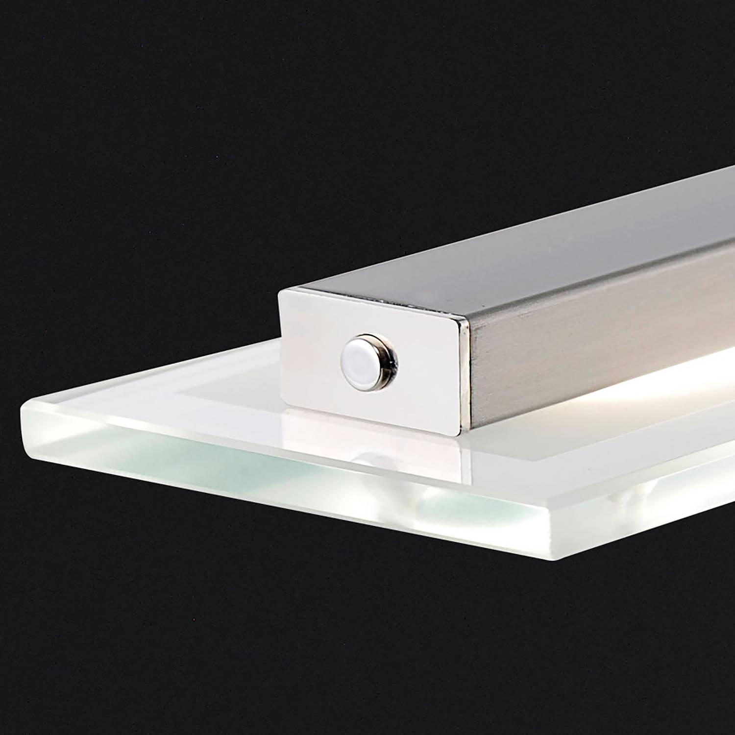 Tenso LED-Pendelleuchte Glas Eisen 3-flammig 3