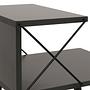 Cross bedside table wood veneer anthracite 9