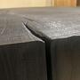 Eco 2 Vulcano Couchtisch mit Rollen Schwarz Ø 90cm 3