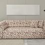 Cady Sofa 3-Sitzer Beige Gemustert 1