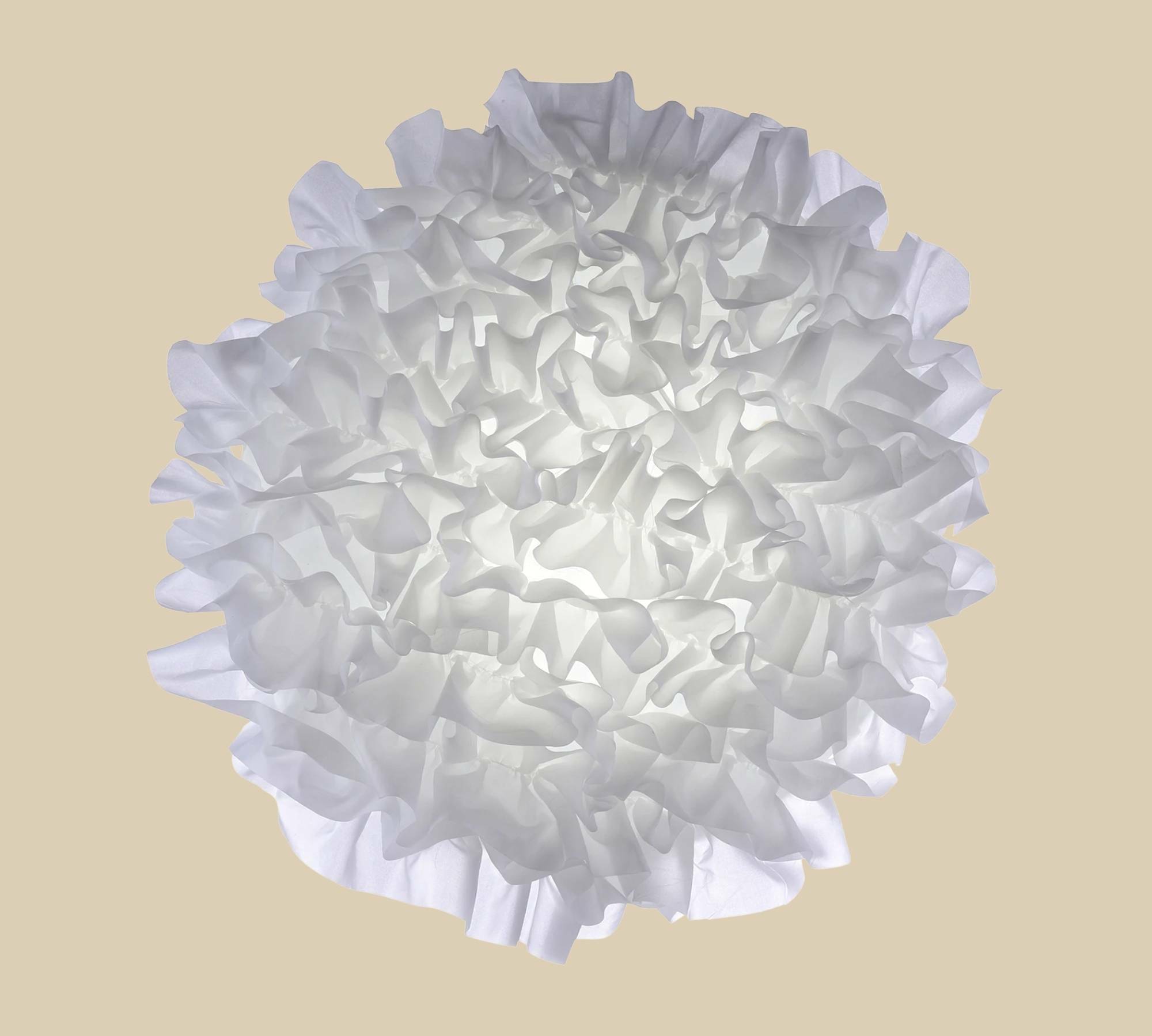 LED-Deckenleuchte Stoff / Eisen Wolke Weiß 1