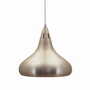 Lampada a sospensione metallo grigio anni '70 0